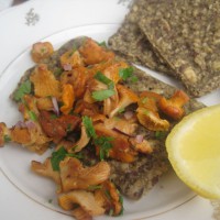 Popečene lisičke na presnih kruhkih