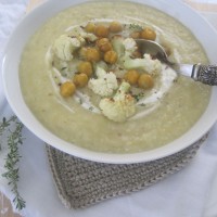 Juha iz pečene cvetače