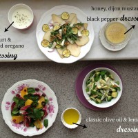 Tri okusne zimske solate (s sadjem)