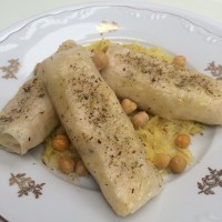 Veganski riževi zvitki s kislim zeljem in proseno kašo