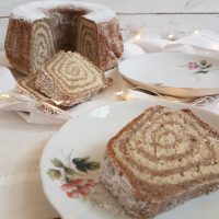 Potica brez glutena, laktoze in jajc s proseno kokosovim nadevom