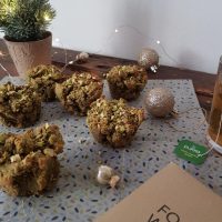 Sladko slani matcha muffini